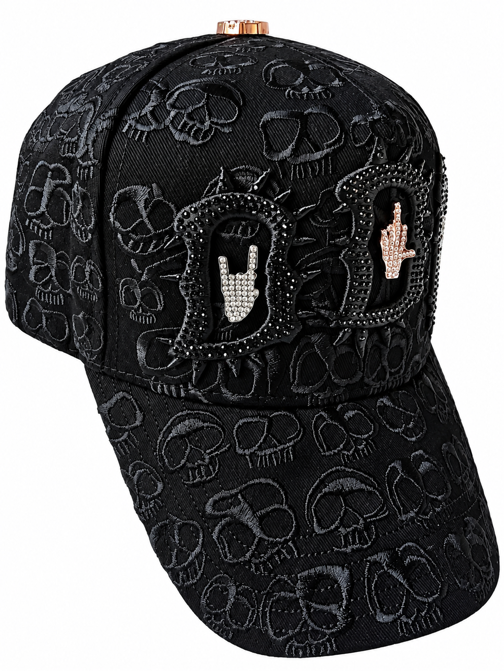 Barbas Hats "BBB Hand Skull"