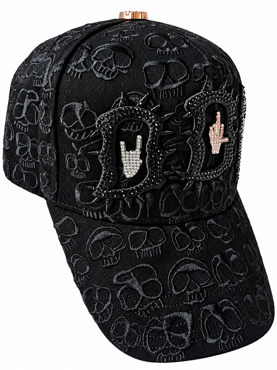 Barbas Hats "BBB Hand Skull"