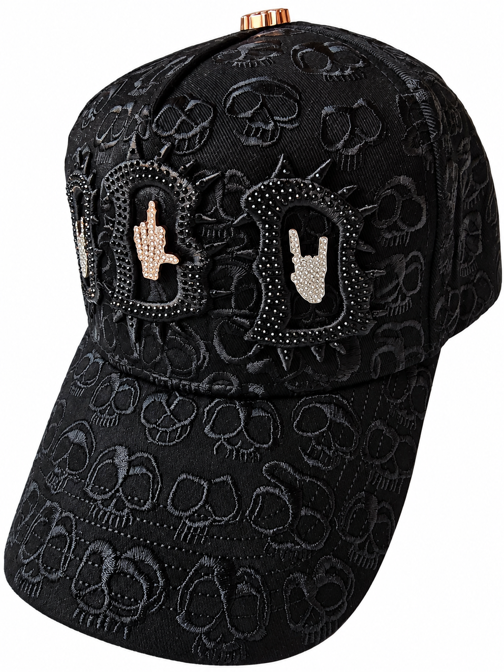 Barbas Hats "BBB Hand Skull"