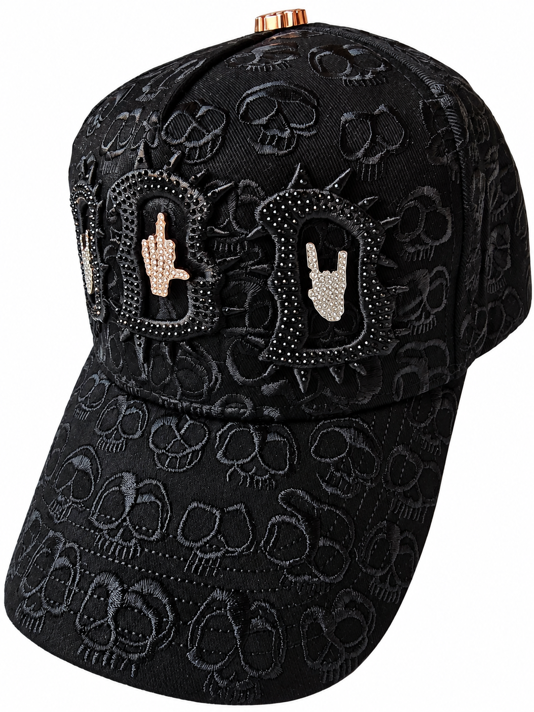 Barbas Hats "BBB Hand Skull"